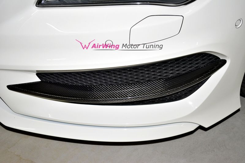 Benz W117 CLA250 Piecha GT-R carbon front splitter 04